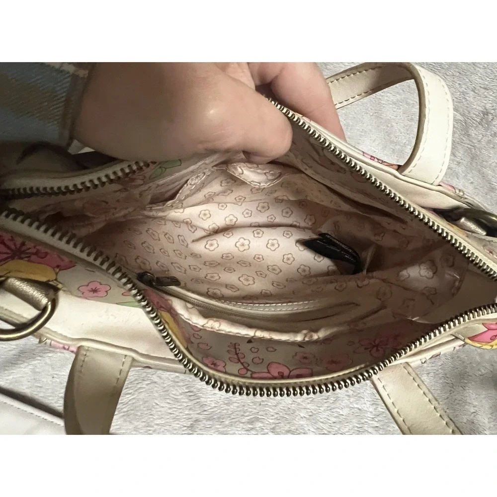Loungefly Nintendo Pokemon Pikachu & Eevee Cherry Blossom Satchel Crossbody Bag